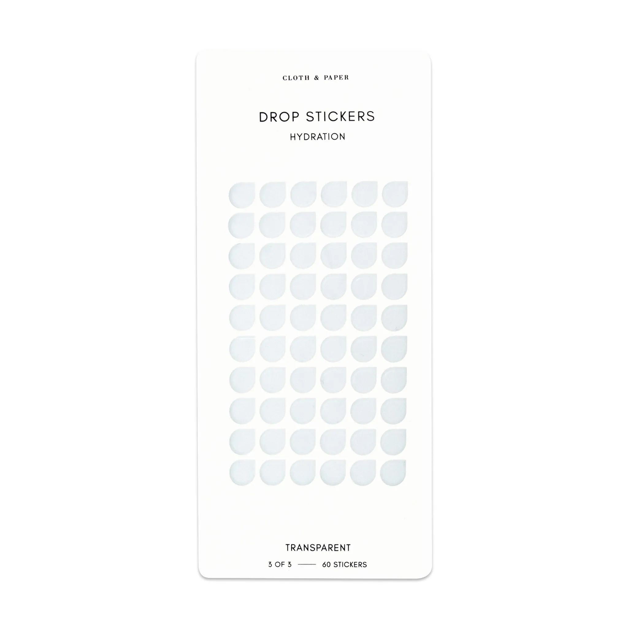 Wellness Stickers | Icons, Text & Drops