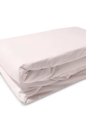 White Solid 2-Piece Flat Sheet (Single Size)