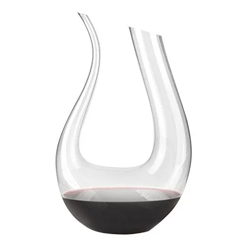 Wine Decanter,Smaier 1.5L U Shape Classic Wine Aerator , Wine Accessories,100% Lead-free Crystal Glass ,1500ml