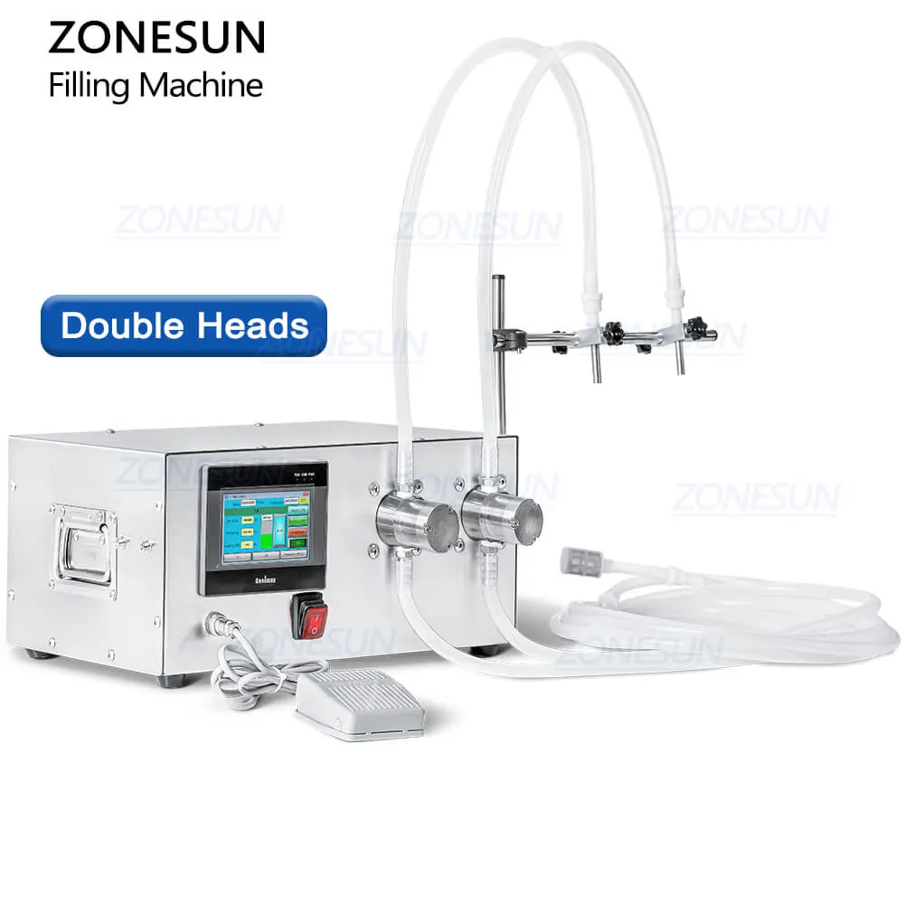 ZONESUN ZS-MPZ1 Semi-automatic Magnetic Pump Essential Oil Juice Ink Perfume Spray Bottle Liquid Soap Quantitative Filling Machine