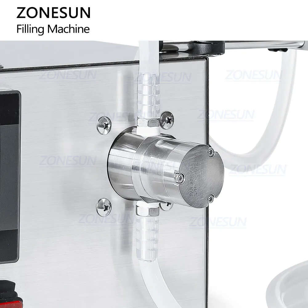 ZONESUN ZS-MPZ1 Semi-automatic Magnetic Pump Essential Oil Juice Ink Perfume Spray Bottle Liquid Soap Quantitative Filling Machine